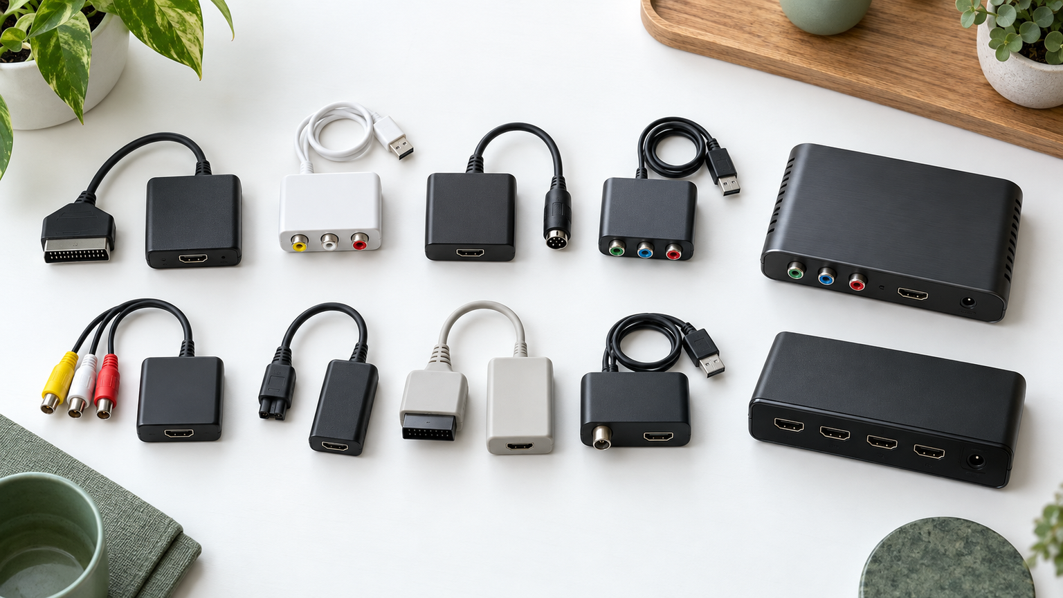 N64向けHDMI変換8件と用途の異なる2件を比較