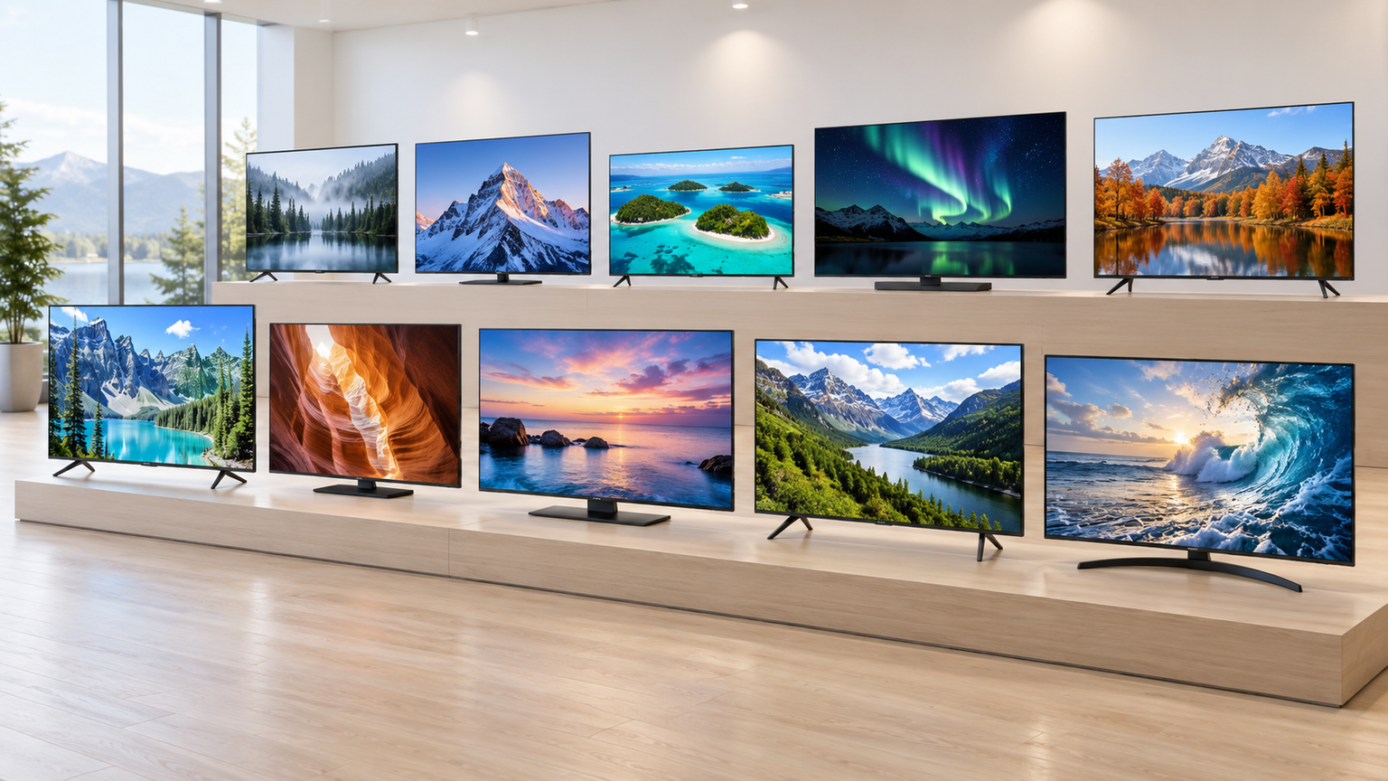 2026年モデルの有機ELテレビまたは液晶テレビ（両方式を比較して選ぶためのテレビ本体）8件と比較対象2件を比較