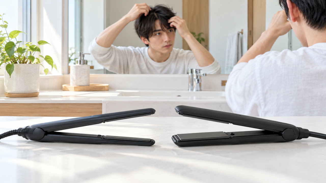 メンズのヘアアイロンは15mmと24mmのどっち？髪型別の選び方