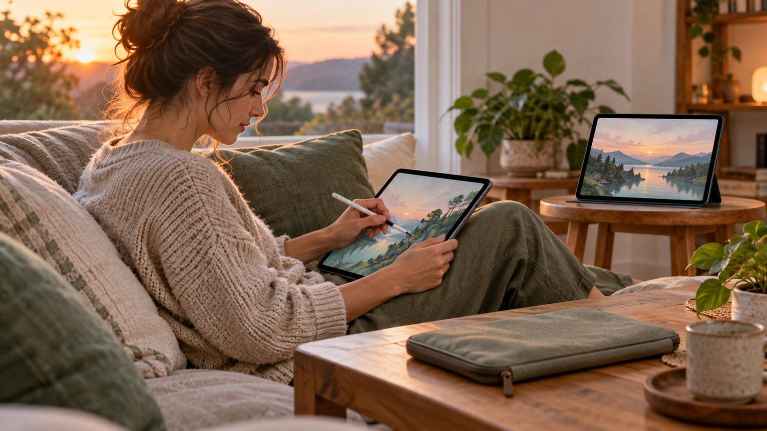 クリスタ用Androidタブレットは描き方から選ぼう
