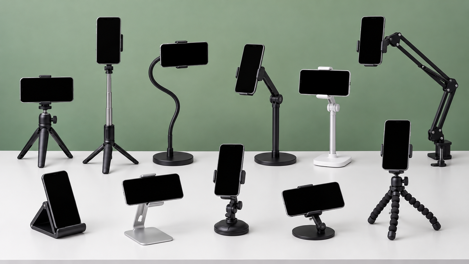 手元撮影に使えるスマホスタンド10商品の比較