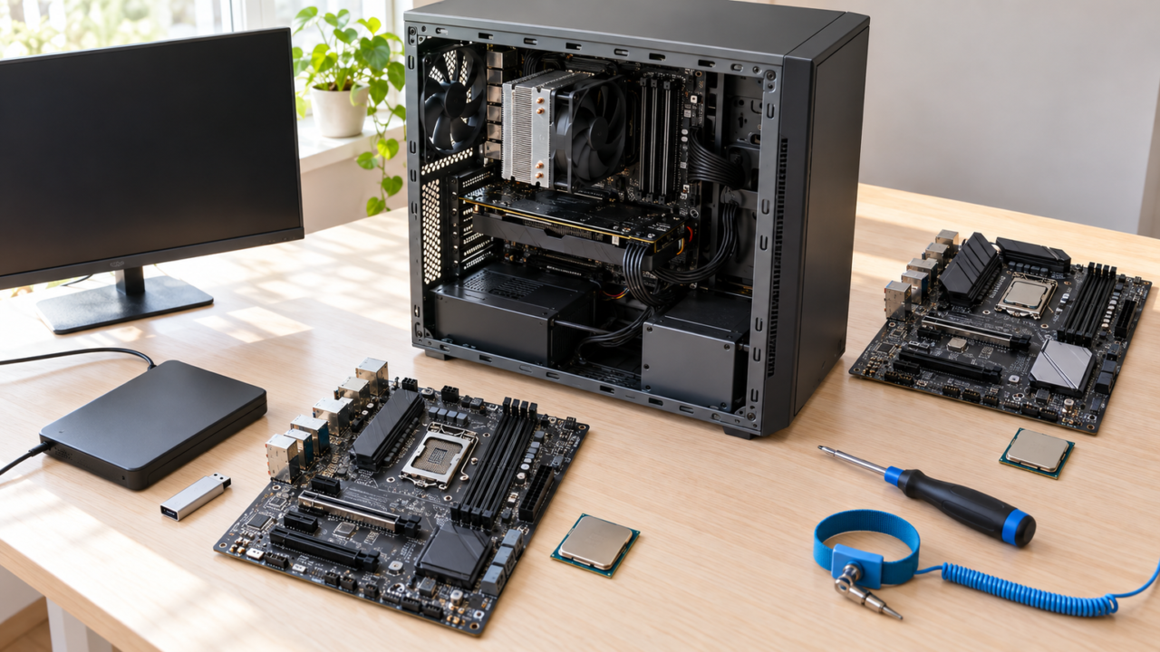 マザーボードとCPU交換でOSはそのまま使える？起動前後の確認手順