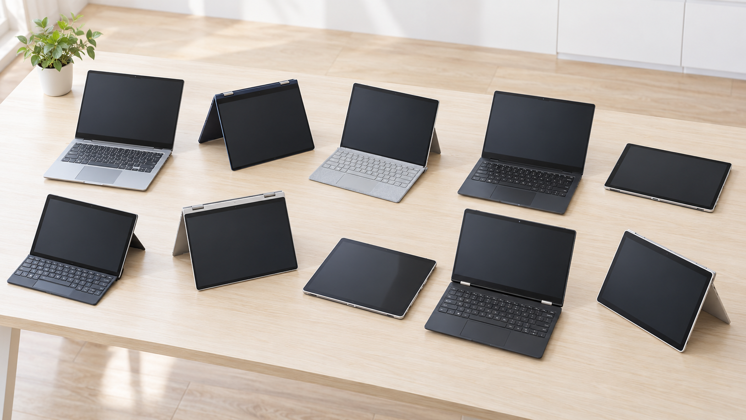 タブレットとノートパソコンを切り替えて使える10商品を比較