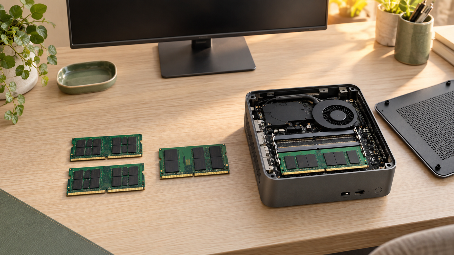GMKtecミニPCのメモリ増設は容量と構成を決めて選ぶ