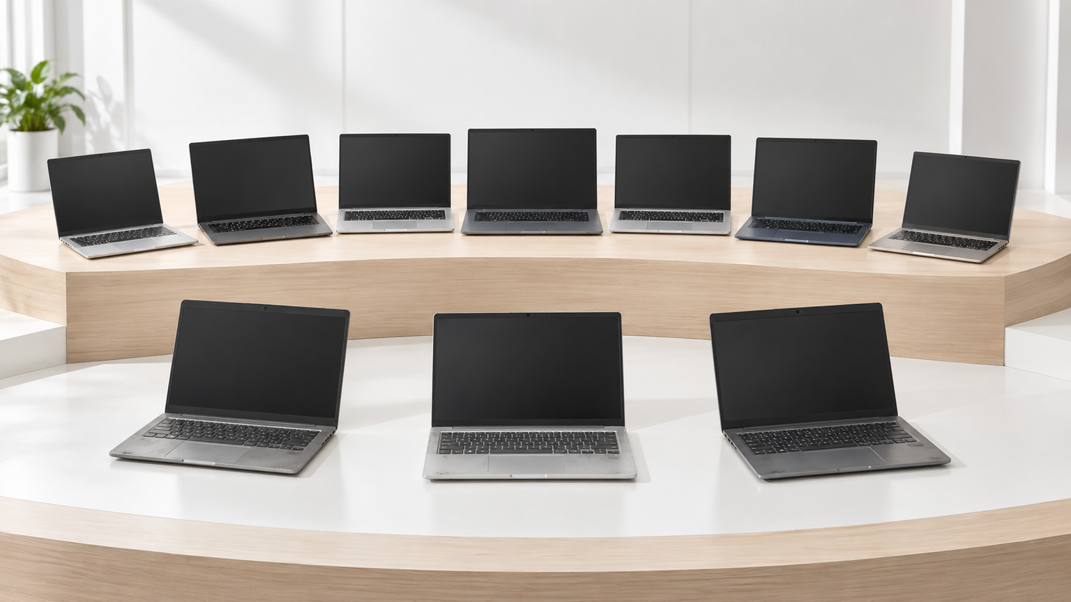 富士通ブランドの新品7機種と整備済み品3機種を比較