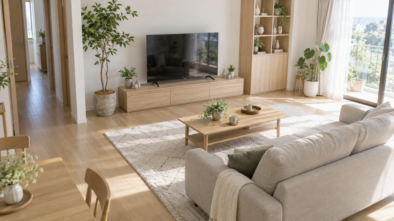 55型テレビと部屋の大きさを決める5つの基準