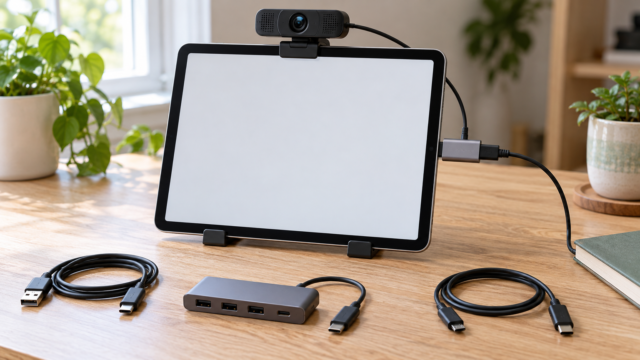 タブレットに外付けカメラを接続する方法と選び方、認識しない原因も解説