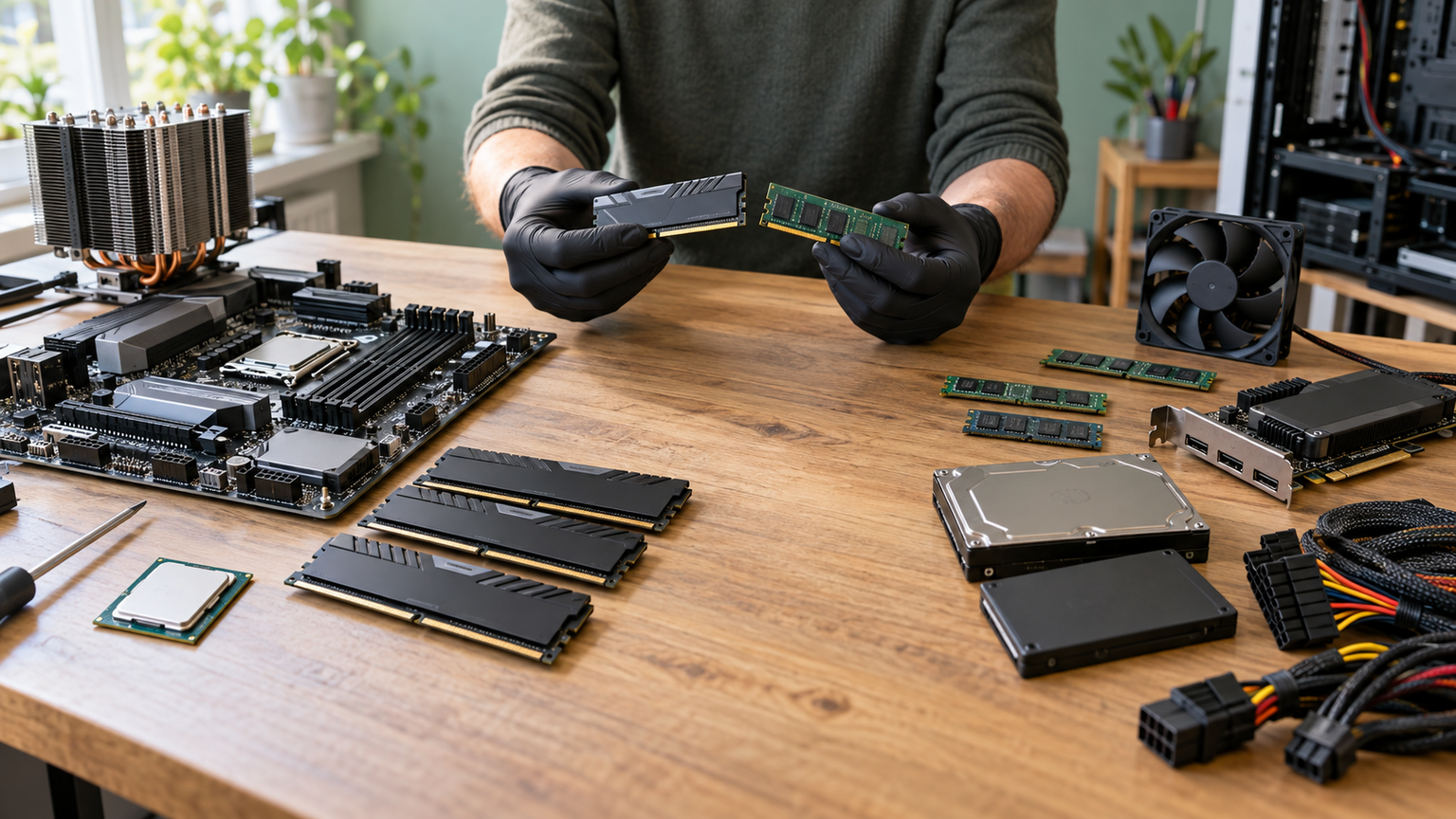 AMD構成と既存PCの部品候補10件を比較