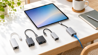 iPadの有線LANアダプターおすすめ10選｜接続方法と選び方を解説