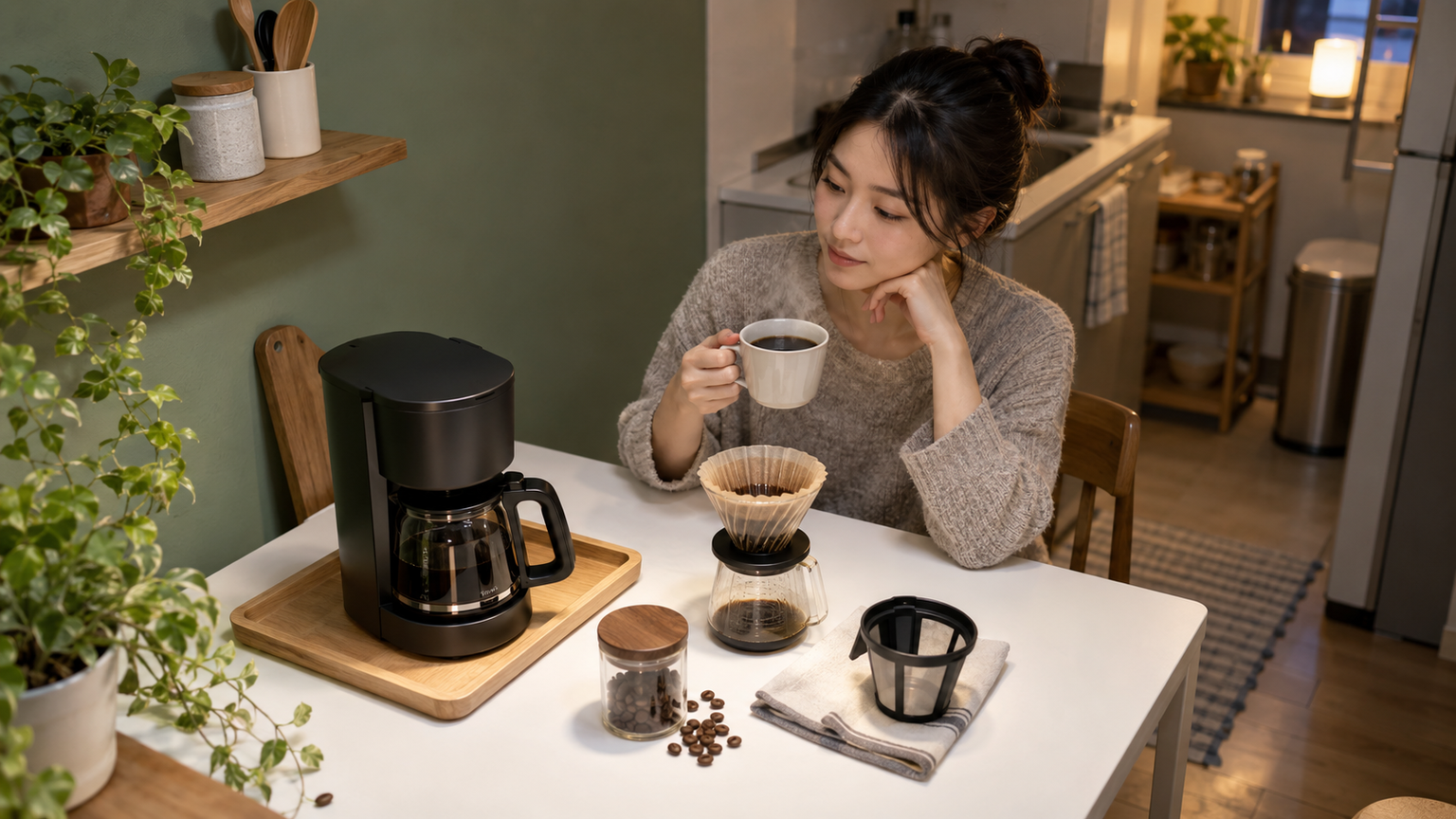 一人暮らしでコーヒーメーカーが必要か判断する方法