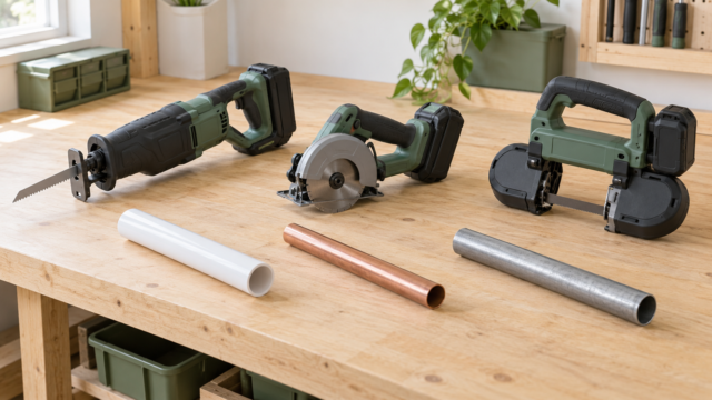 マキタの電動パイプカッターはどれを選ぶ？切断方式と対応材質を比較