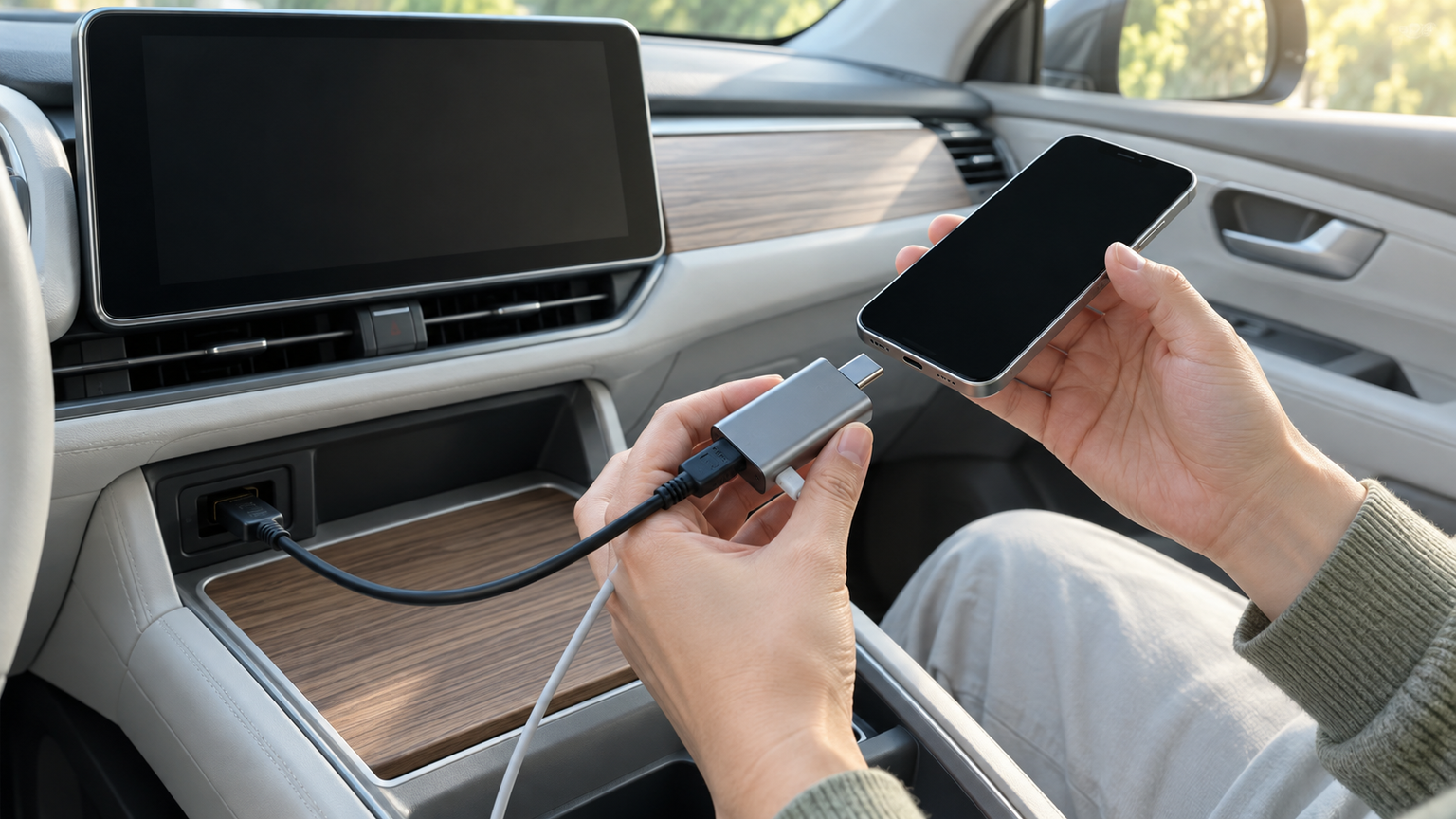 車のHDMIにタイプCのiPhoneを接続する条件