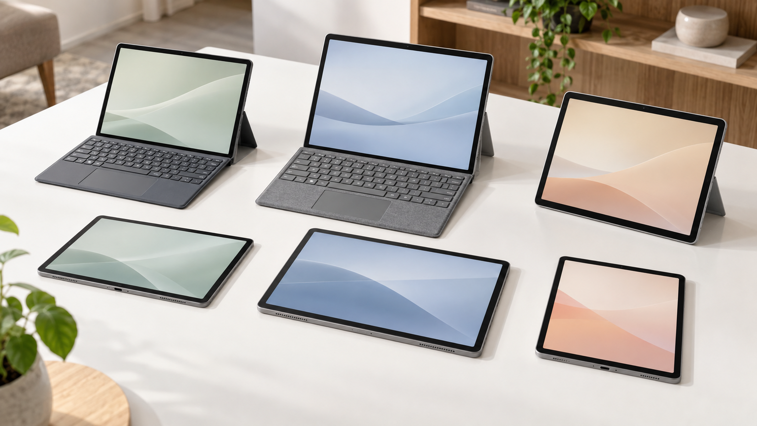 WindowsタブレットPCと一般的なタブレット10商品の比較