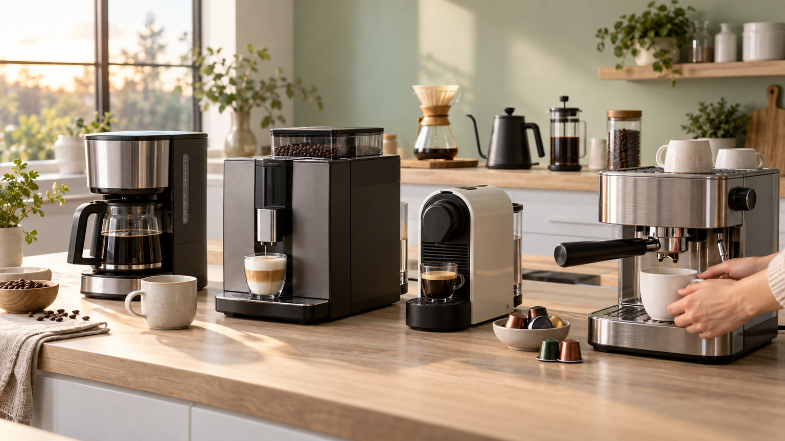 抽出方式と使い方で比べるコーヒーマシン10選